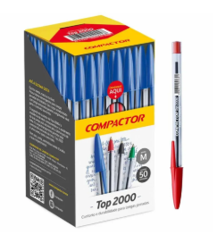 Imagem do produto CANETA ESFEROGRAFICA VERMELHA .